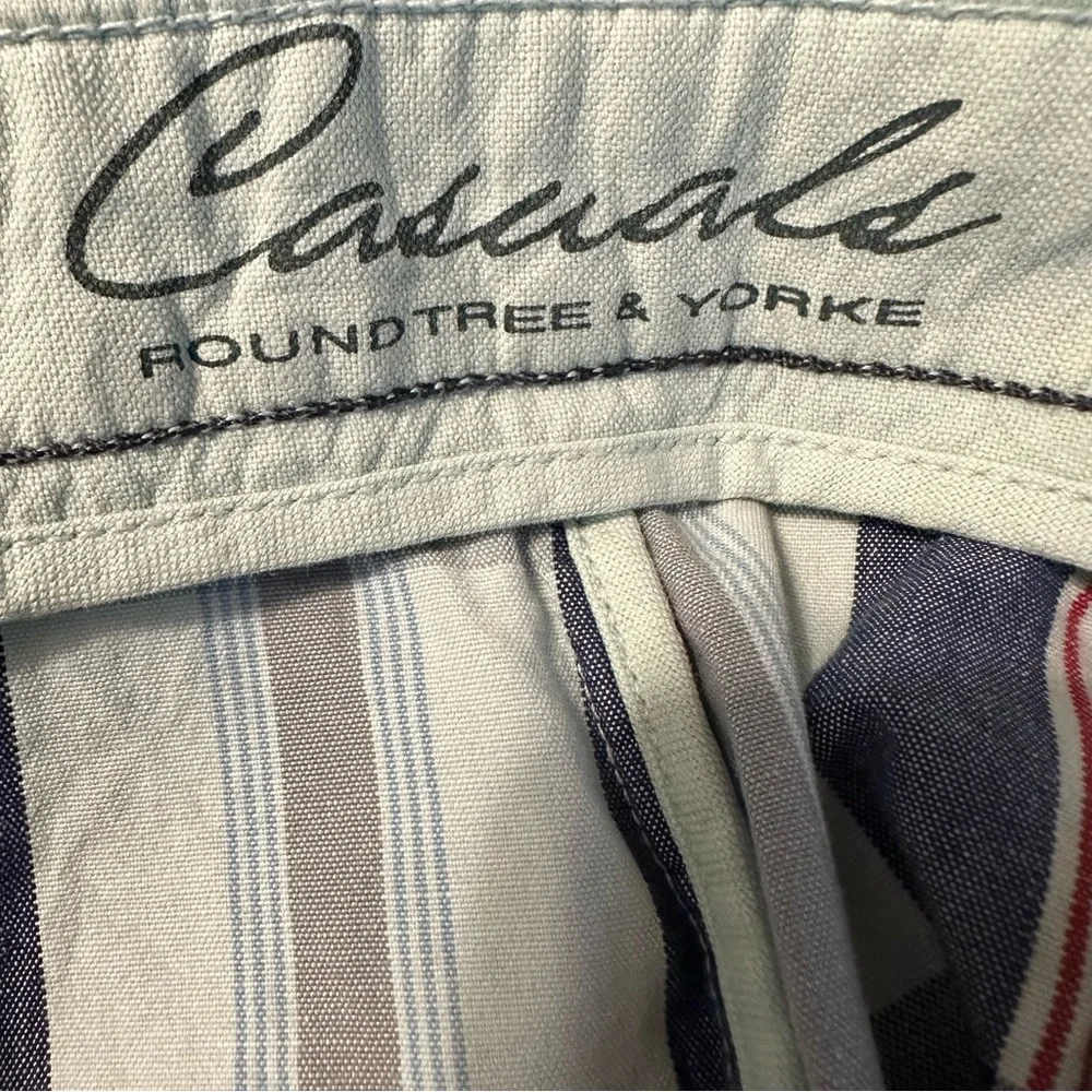 Roundtree & Yorke Casuals mens shorts plaid 44 tall